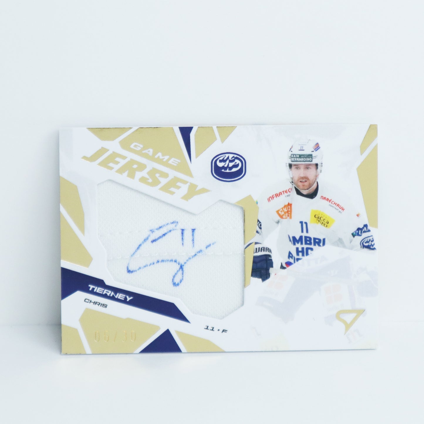 GJS-CT - HCAP - CHRIS TIERNEY - GAME JERSEY GOLD AUTO - 06/30