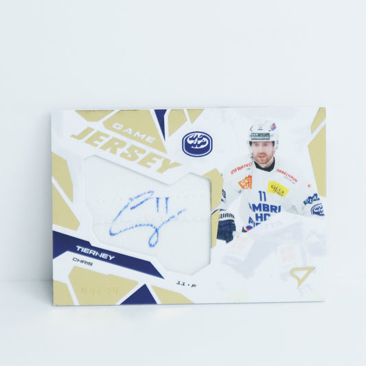 GJS-CT - HCAP - CHRIS TIERNEY - GAME JERSEY GOLD AUTO - 06/30
