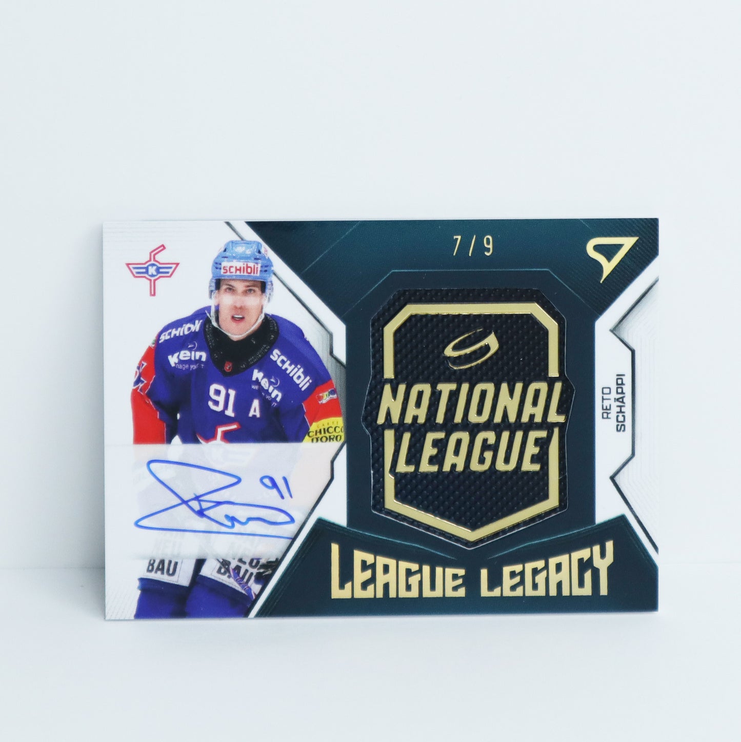 LLS-RS - EHCK - RETO SCHAPPI - LEAGUE LEGACY GOLD AUTO - 7/9