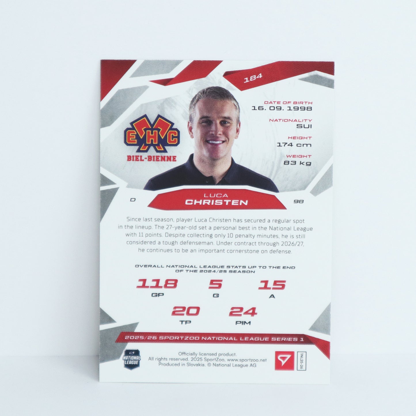 184 - EHCB - LUCA CHRISTEN - BASE SET