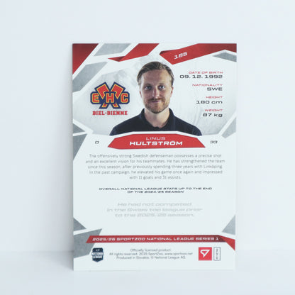 185 - EHCB - LINUS HULTSTROM - BASE GOLD - 09/10