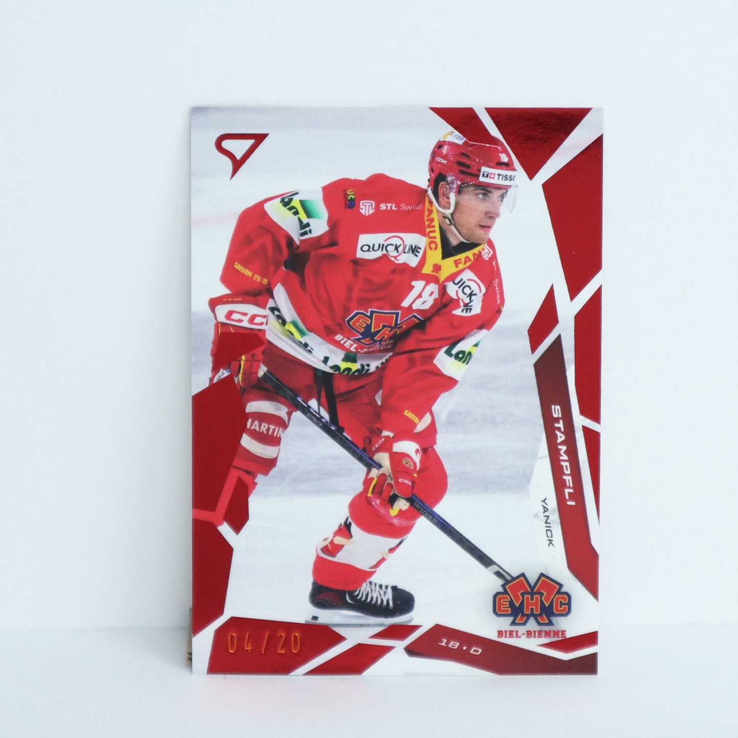 187 - EHCB - YANICK STAMPFLI - BASE RED - 04/20