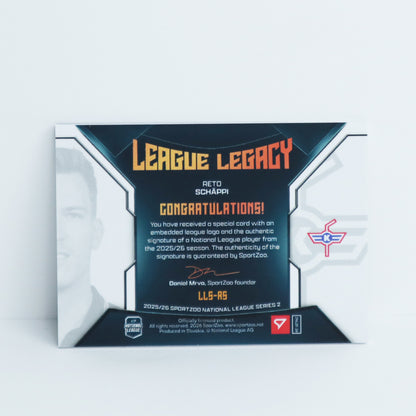 LLS-RS - EHCK - RETO SCHAPPI - LEAGUE LEGACY GOLD AUTO - 7/9