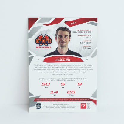 194 - EHCB - NICOLAS MULLER - BASE GREEN - 24/30
