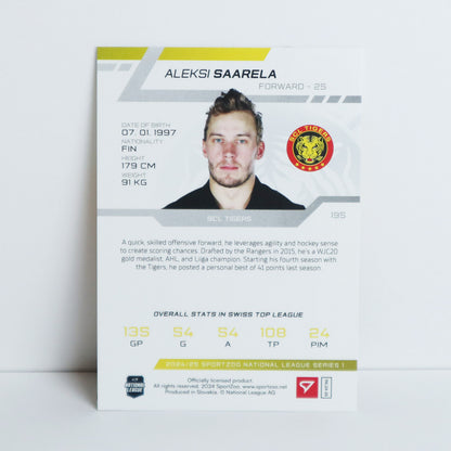 195 - SCL - ALEKSI SAARELA - BASE BLUE - 16/30