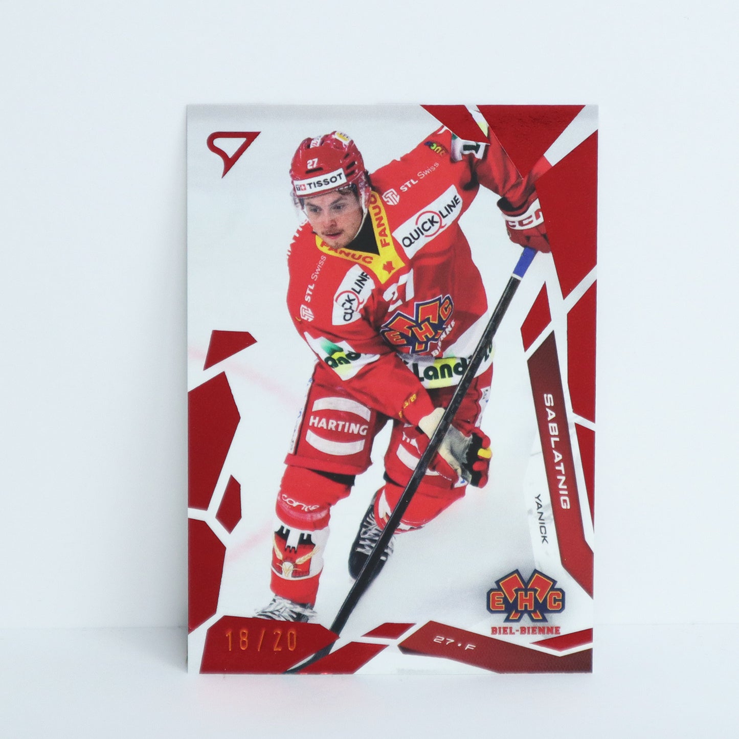 196 - EHCB - YANICK SABLATNIG - BASE RED - 18/20