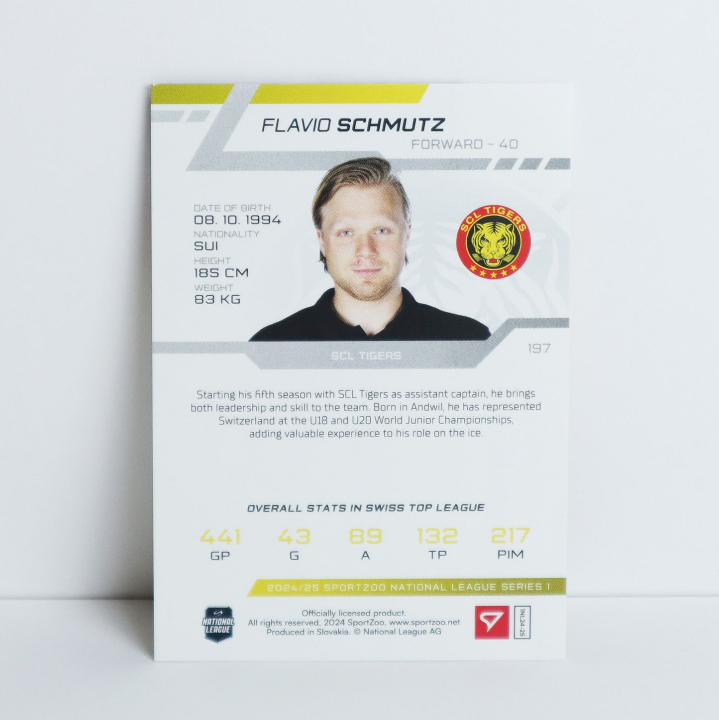 197 - SCL - FLAVIO SCHMUTZ - BASE RED - 03/20