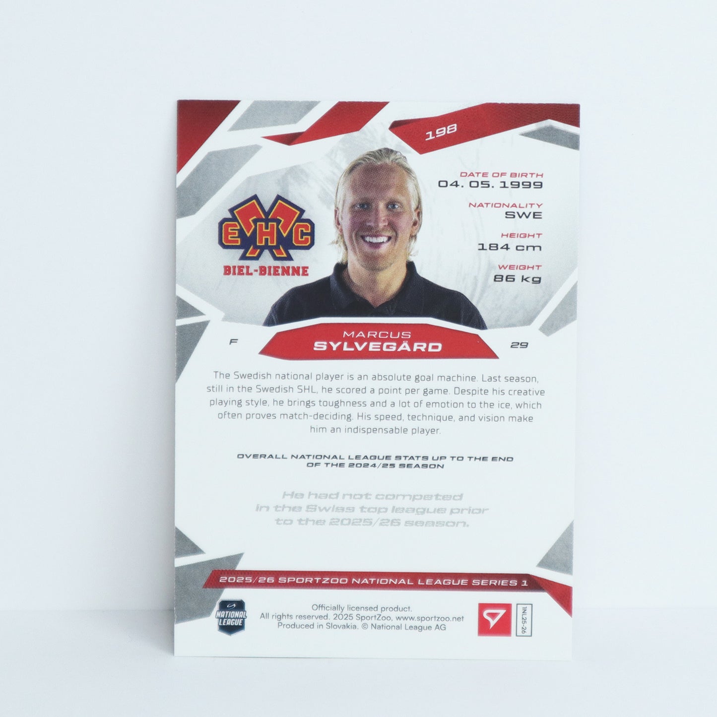 198 - EHCB - MARCUS SYLVEGARD - BASE SET