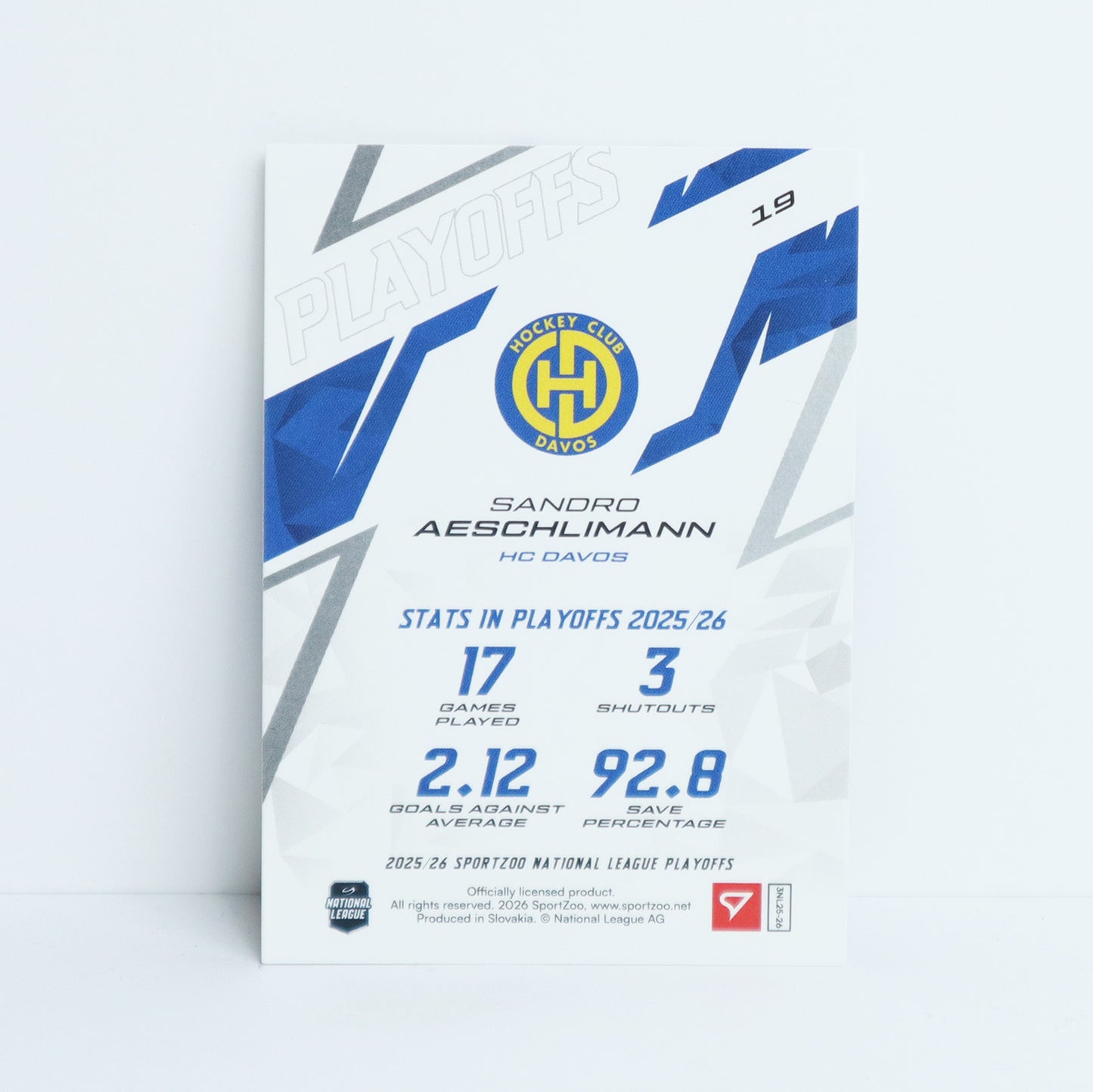 19 - HCD - SANDRO AESCHLIMANN - BASE SET