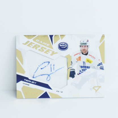 GJS-CT - HCAP - CHRIS TIERNEY - GAME JERSEY GOLD AUTO - 07/30