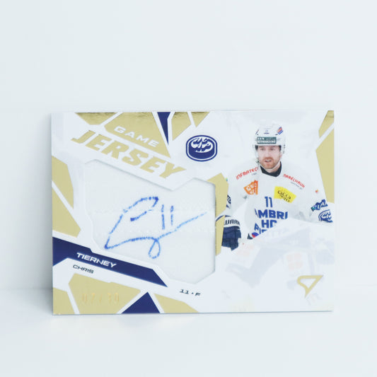 GJS-CT - HCAP - CHRIS TIERNEY - GAME JERSEY GOLD AUTO - 07/30