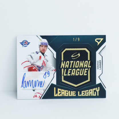 LLS-DL - SCRJ - DOMINIC LAMMER - LEAGUE LEGACY GOLD AUTO - 1/9