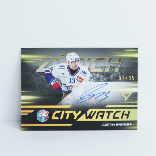 CWS-JS - ZSC - JUSTIN SIGRIST - CITY WATCH GOLD AUTO - 03/35