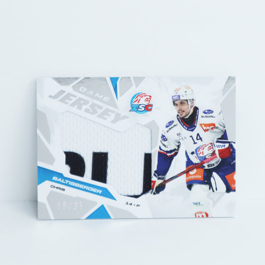 GJ-CB - ZSC - CHRIS BALTISBERGER - GAME JERSEY SILVER - 58/85