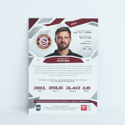 200 - GSHC - ROBERT MAYER - BASE GREEN - 13/30