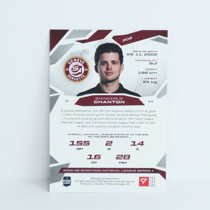 202 - GSHC - GIANCARLO CHANTON - BASE SET