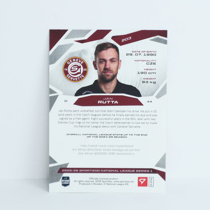 203 - GSHC - JAN RUTTA - BASE BLUE