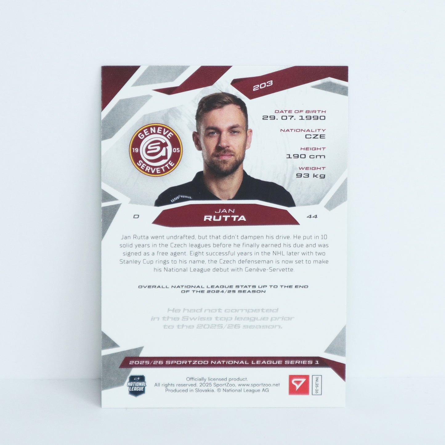 203 - GSHC - JAN RUTTA - BASE GREEN - 23/30