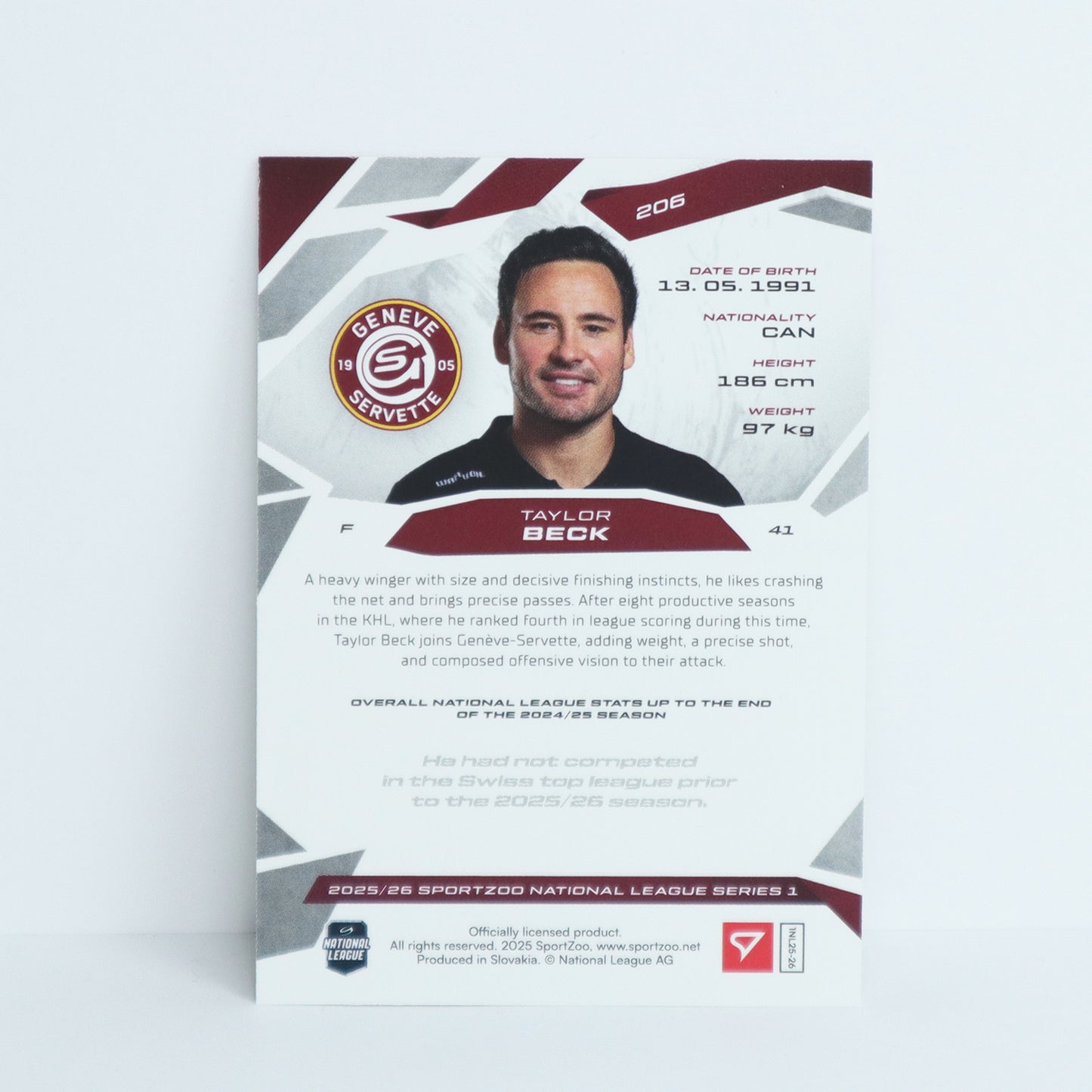 206 - GSHC - TAYLOR BECK - BASE SET