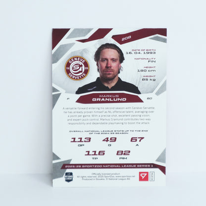 208 - GSHC - MARKUS GRANLUND - BASE PINK