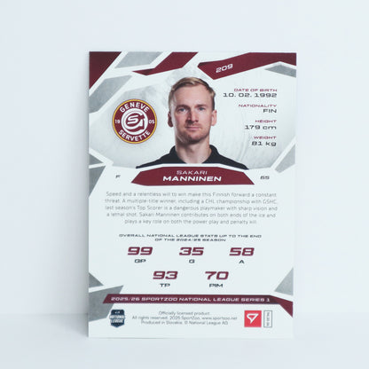 209 - GSHC - SAKARI MANNINEN - BASE BLUE