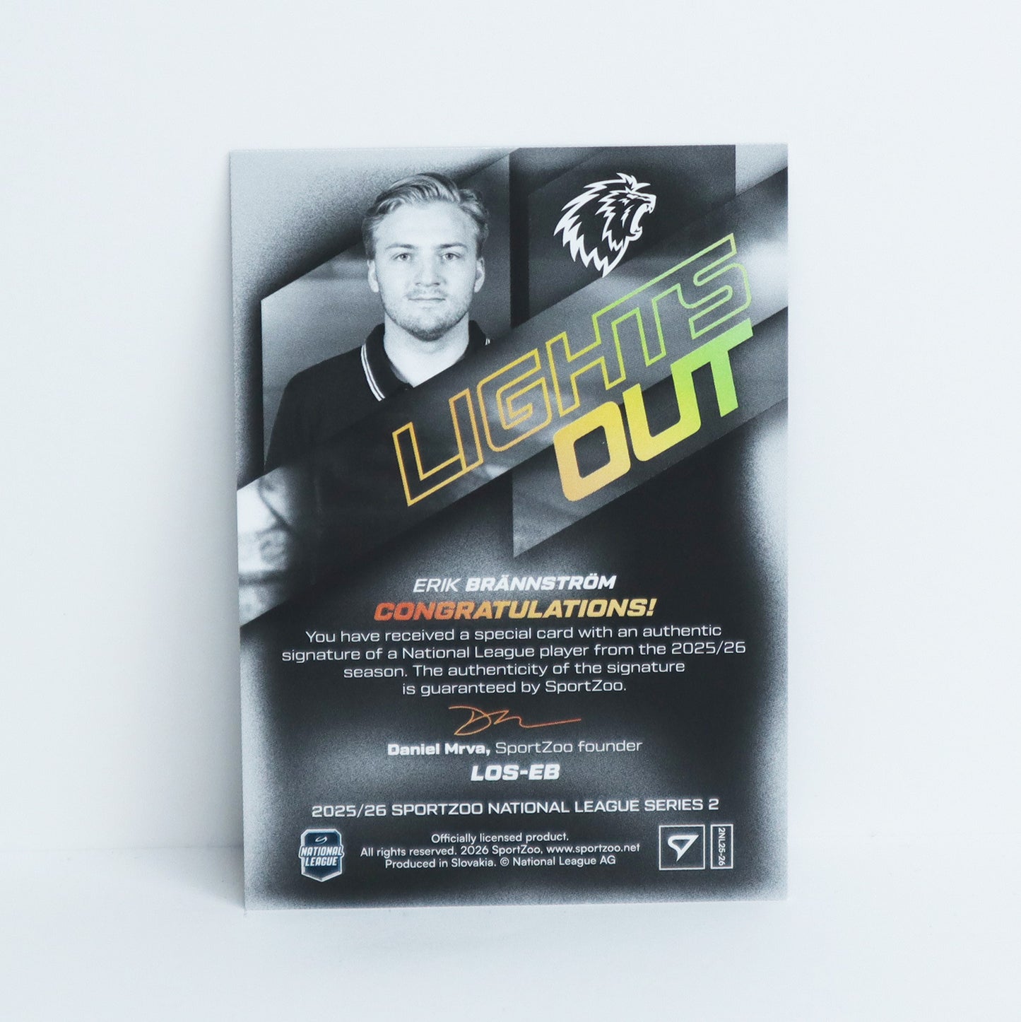 LOS-EB - LHC - ERIK BRANNSTROM - LIGHTS OUT GOLD AUTO - 05/60