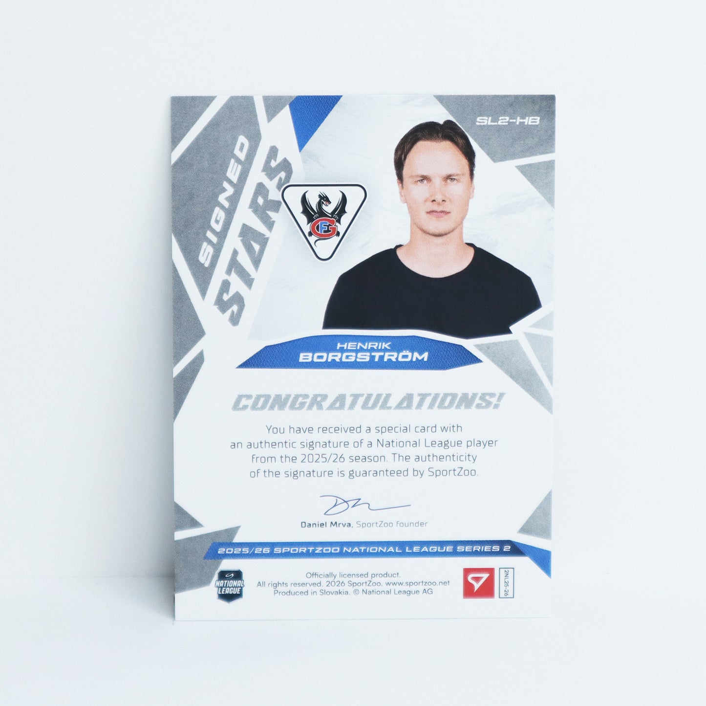 SL2-HB - FRI - HENRIK BORGSTROM - SIGNED STARS LEVEL 2 - 08/69