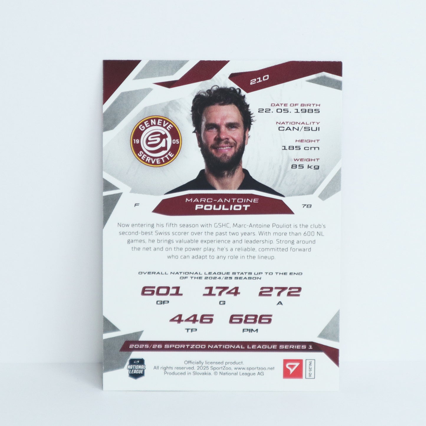 210 - GSHC - MARC-ANTOINE POULIOT - BASE BLUE