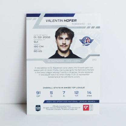 210 - SCRJ - VALENTIN HOFER - BASE BLUE - 12/30