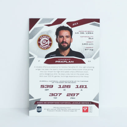 211 - GSHC - VINCENT PRAPLAN - BASE GREEN - 30/30