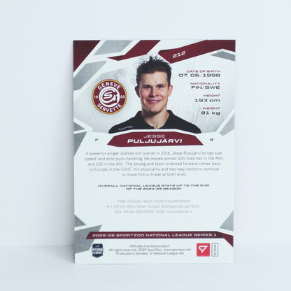 212 - GSHC - JESSE PULJUJARVI - BASE PINK