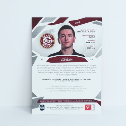 216 - GSHC - JIMMY VESEY - BASE PINK