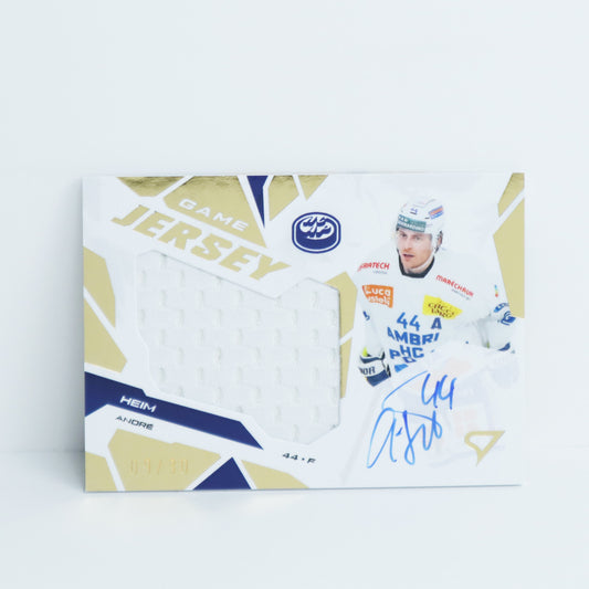 GJS-AH - HCAP - ANDRE HEIM - GAME JERSEY GOLD AUTO - 09/30