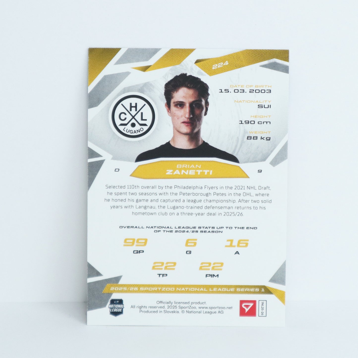 224 - HCL - BRIAN ZANETTI - BASE SET