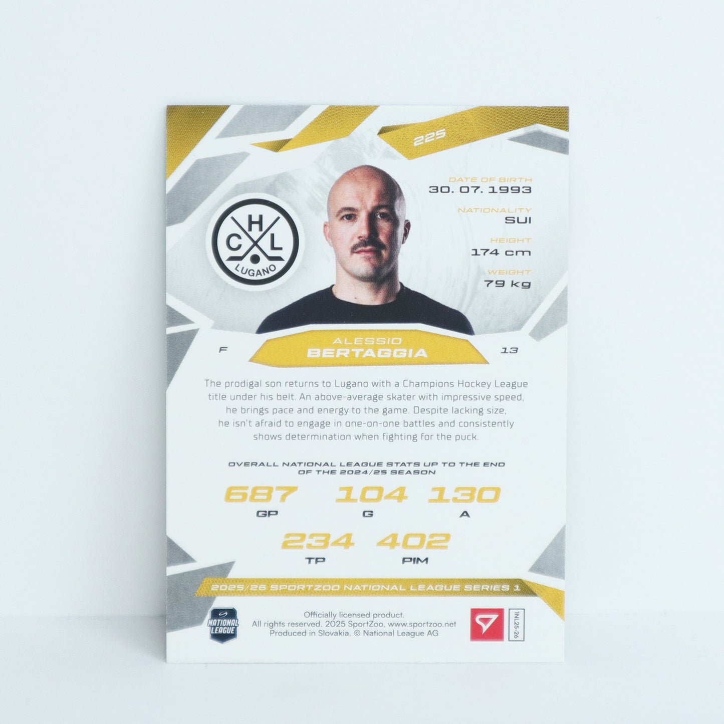 225 - HCL - ALESSIO BERTAGGIA - BASE GREEN - 14/30