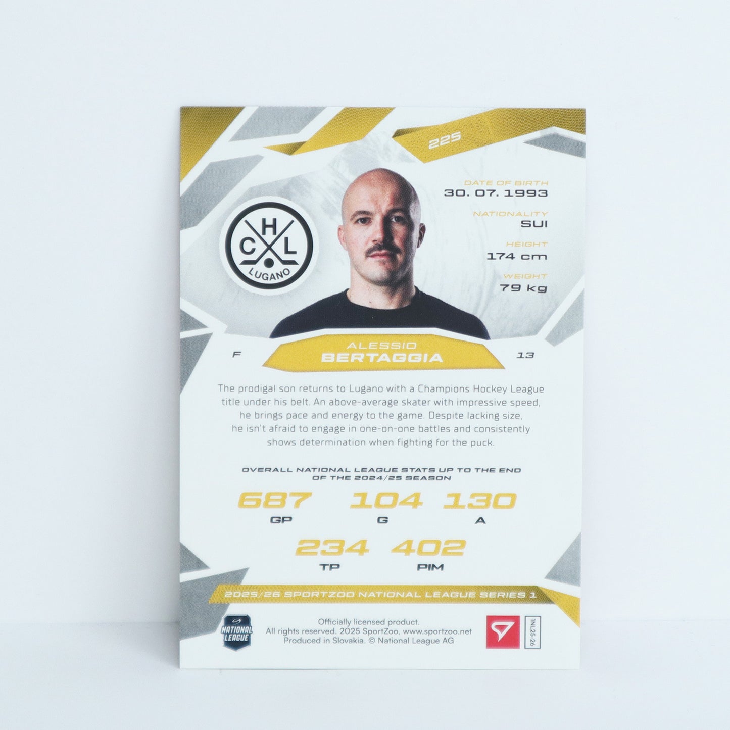 225 - HCL - ALESSIO BERTAGGIA - BASE RED - 07/20