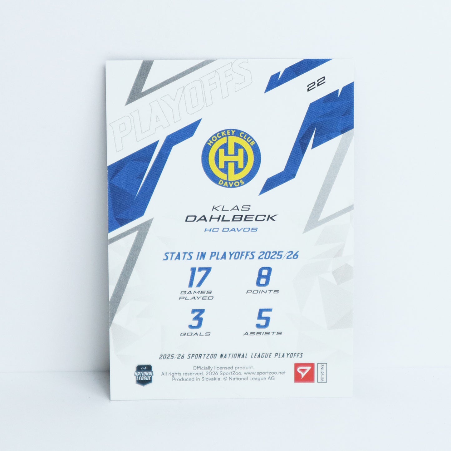22 - HCD - KLAS DAHLBECK - BASE RED - 18/30