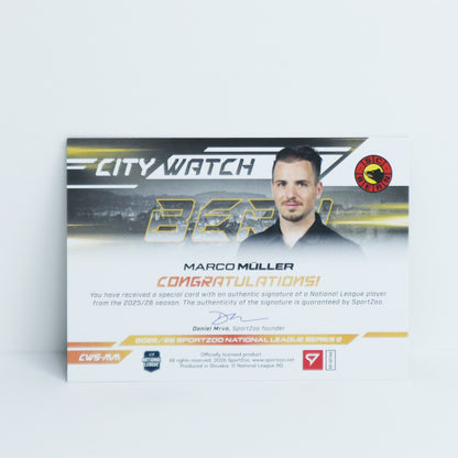 CWS-MM - SCB - MARCO MULLER - CITY WATCH GOLD AUTO - 10/35