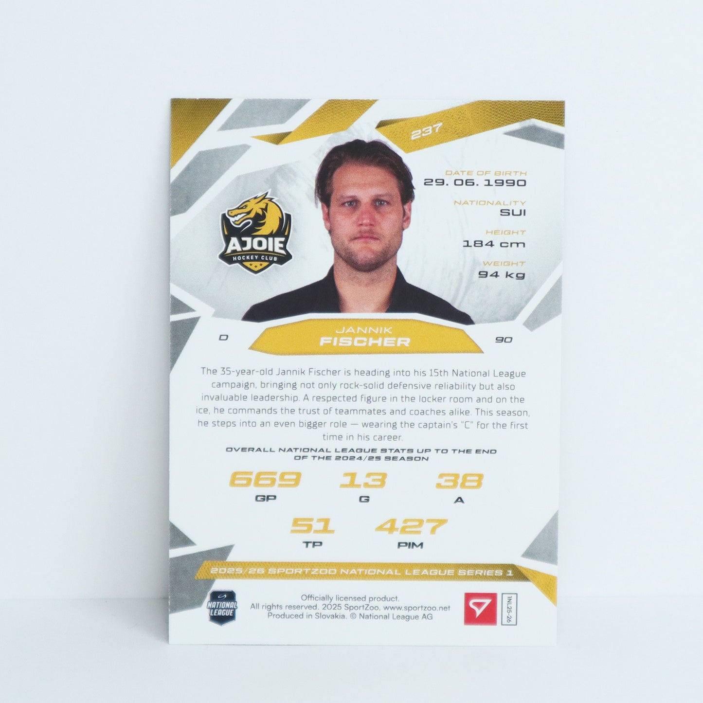 237 - HCA - JANNIK FISCHER - BASE SET