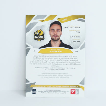 238 - HCA - NIKLAS FRIMAN - BASE SET