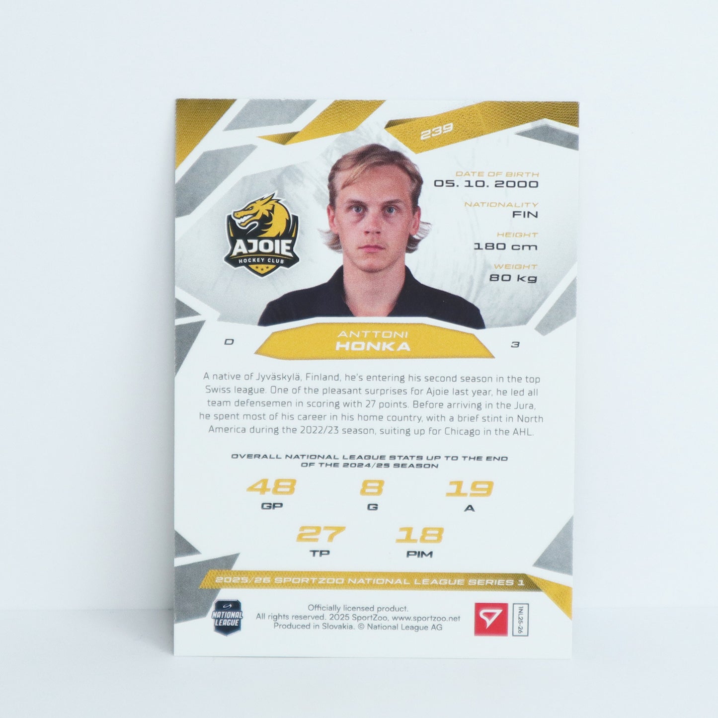 239 - HCA - ANTTONI HONKA - BASE SET