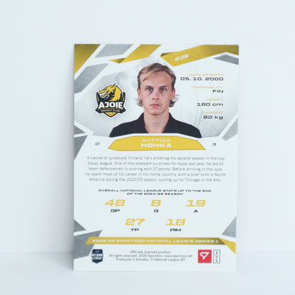 239 - HCA - ANTTONI HONKA - BASE RED - 15/20