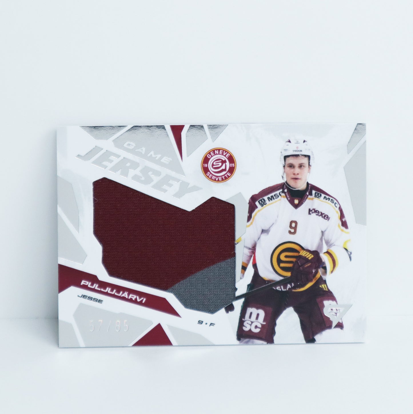 GJ-JP - GSHC - JESSE PULJUJARVI - GAME JERSEY SILVER - 57/85