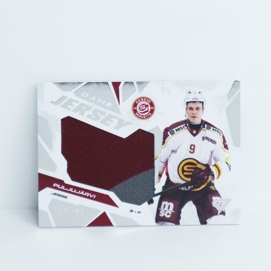 GJ-JP - GSHC - JESSE PULJUJARVI - GAME JERSEY SILVER - 57/85