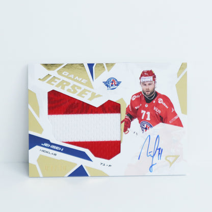 GJS-NJ - SCRJ - NICKLAS JENSEN - GAME JERSEY GOLD AUTO - 03/30