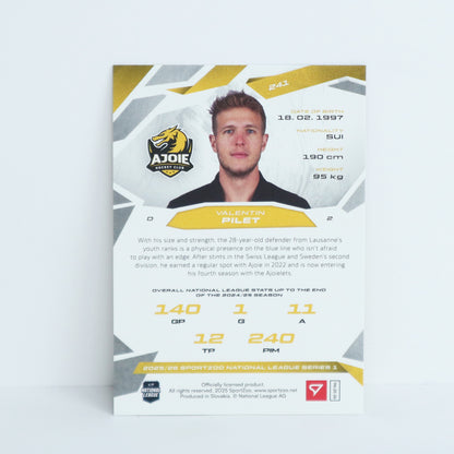 241 - HCA - VALENTIN PILET - BASE GOLD - 02/10