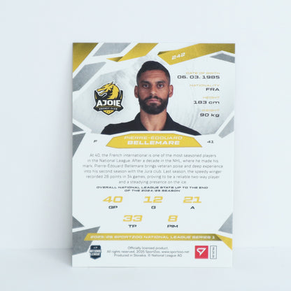 242 - HCA - PIERRE-EDOUARD BELLEMARE - BASE GOLD - 01/10