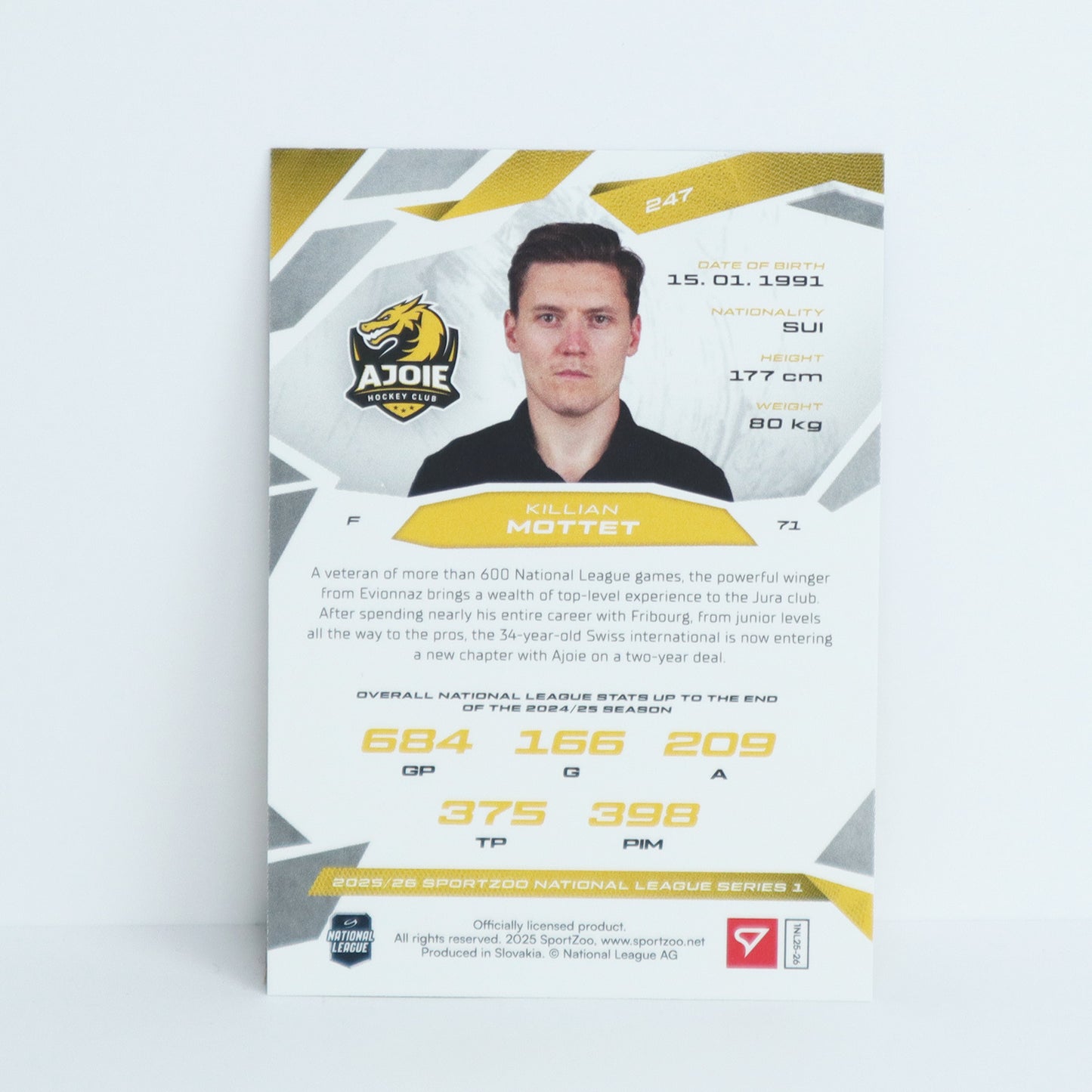 247 - HCA - KILLIAN MOTTET - BASE SET