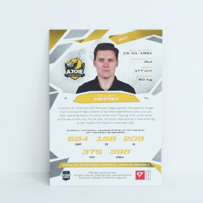 247 - HCA - KILLIAN MOTTET - BASE GOLD - 01/10