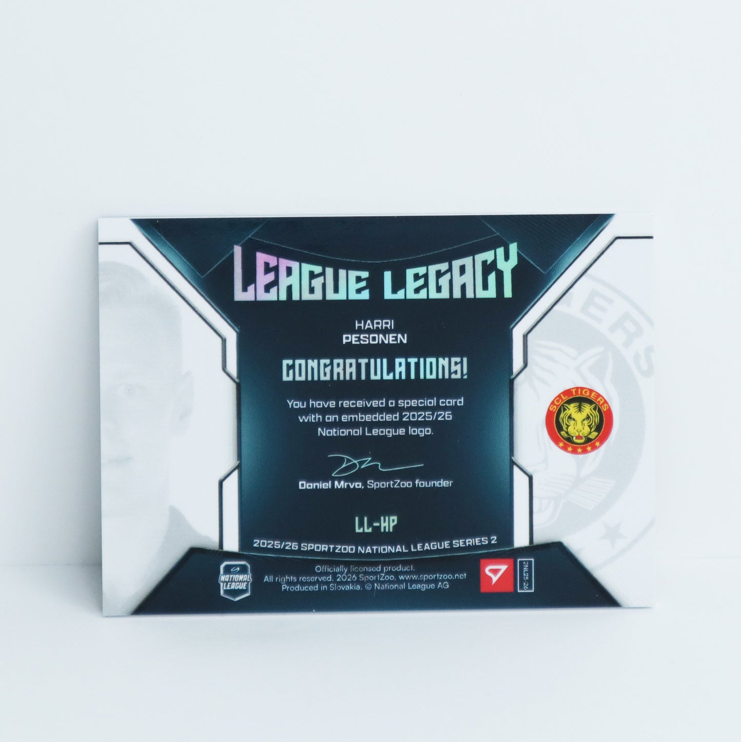 LL-HP - SCL - HARRI PESONEN - LEAGUE LEGACY SILVER - 04/20